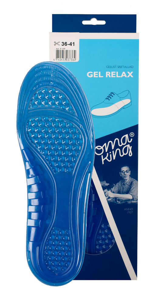 OmaKing Gel Relax geelist sisetallad 41-47 lõigatav