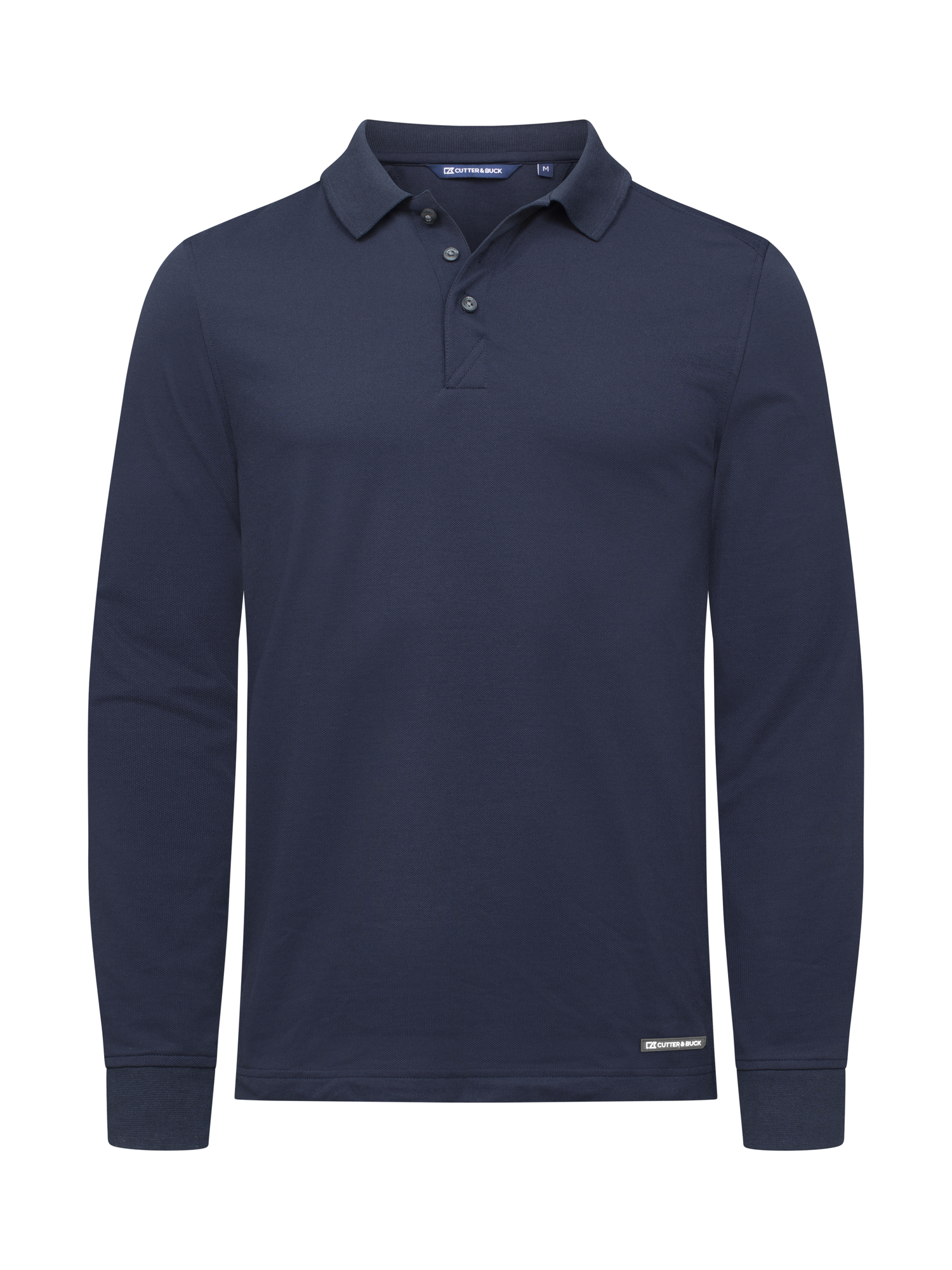 Cutter & Buck ADVANTAGE DryTec UV+35 meeste pikkade varrukatega polosärk tumesinine
