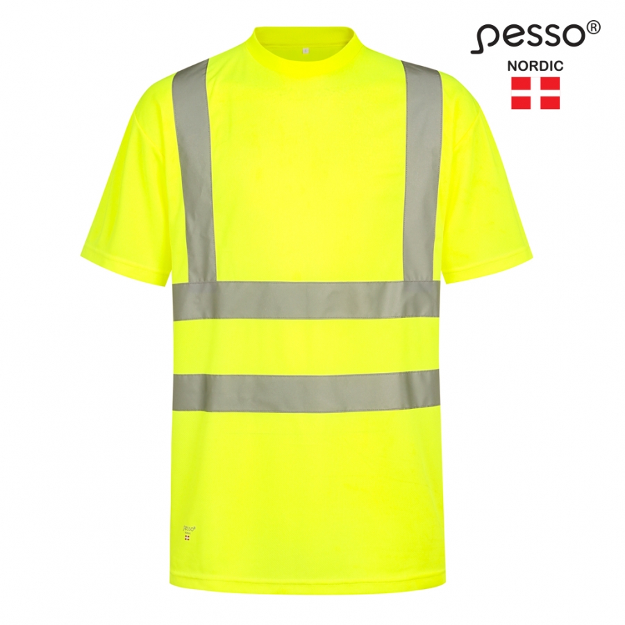 Pesso HI-VIS T-särk kl.2 kollane