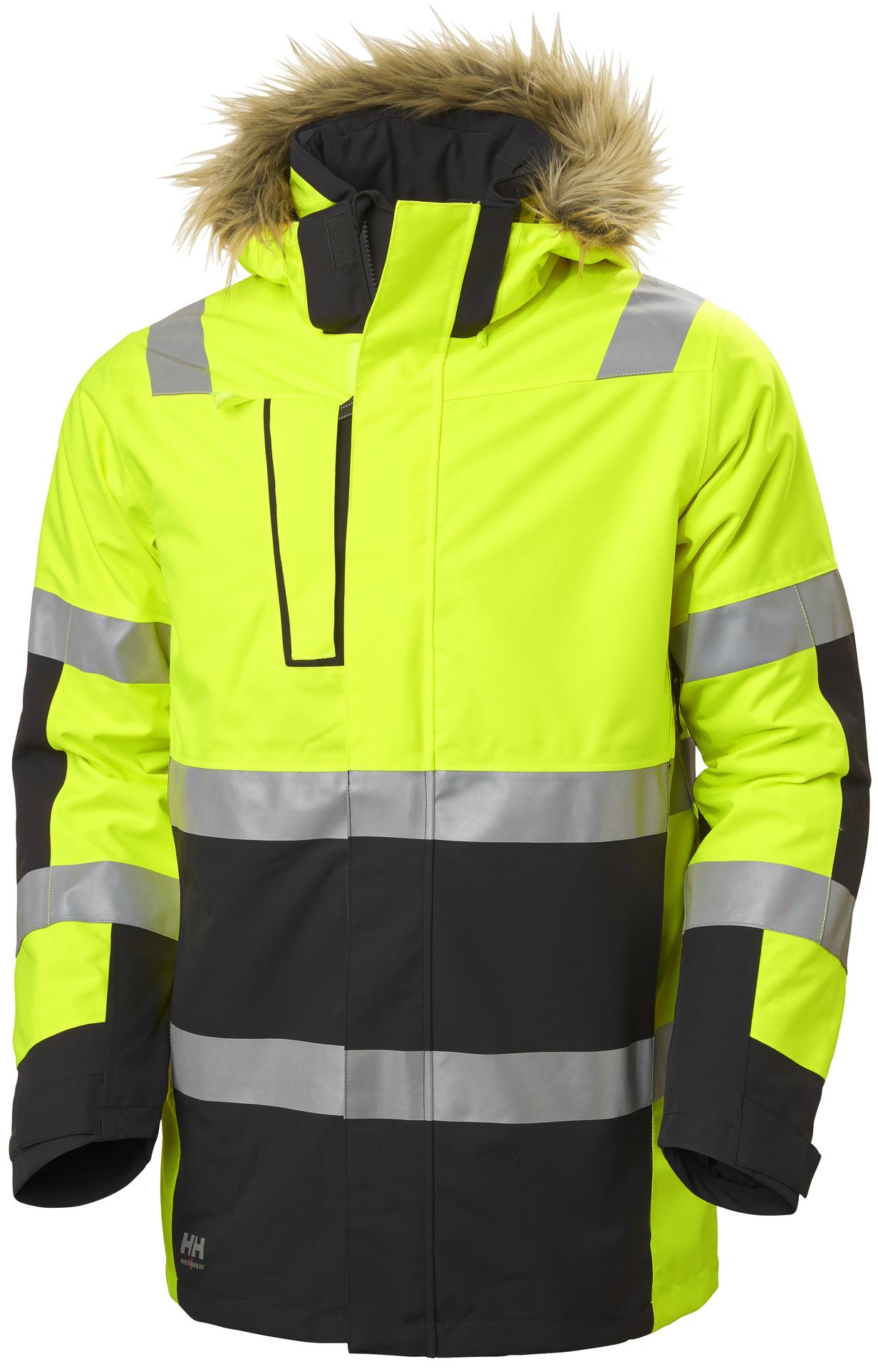 Helly Hansen ALNA 2.0 talveparka HI-VIS kl3, kollane/must