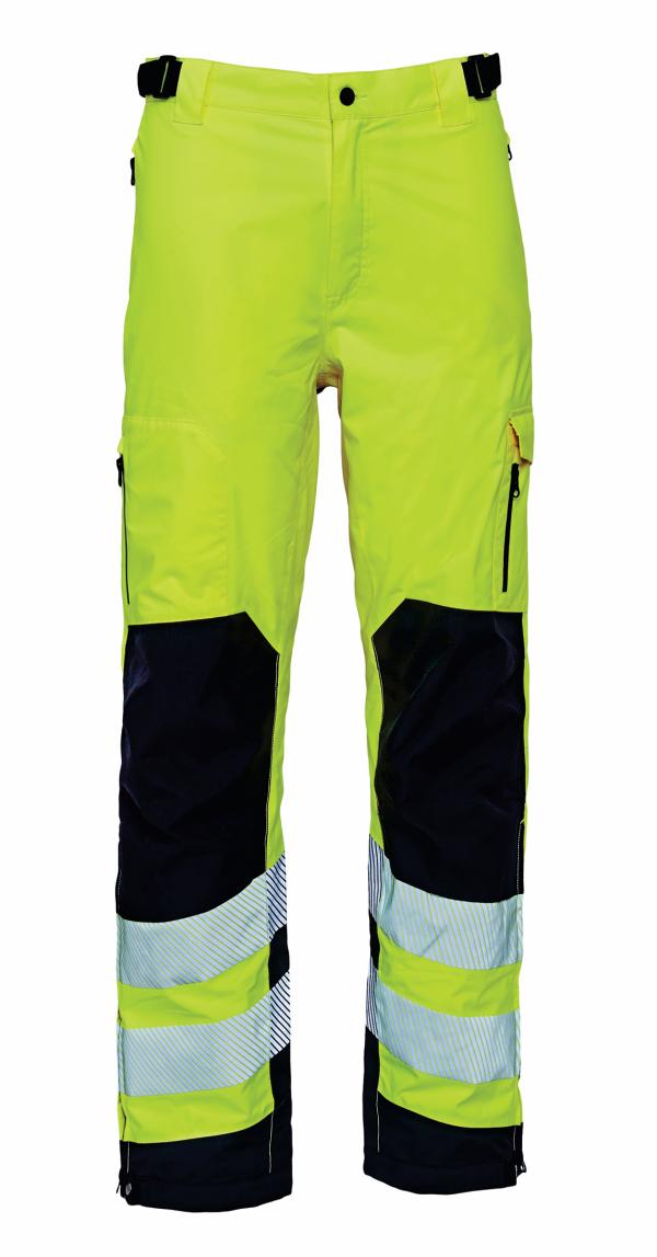 ELKA Visible Xtreme HI-VIS veekindlad stretšpüksid, kollane