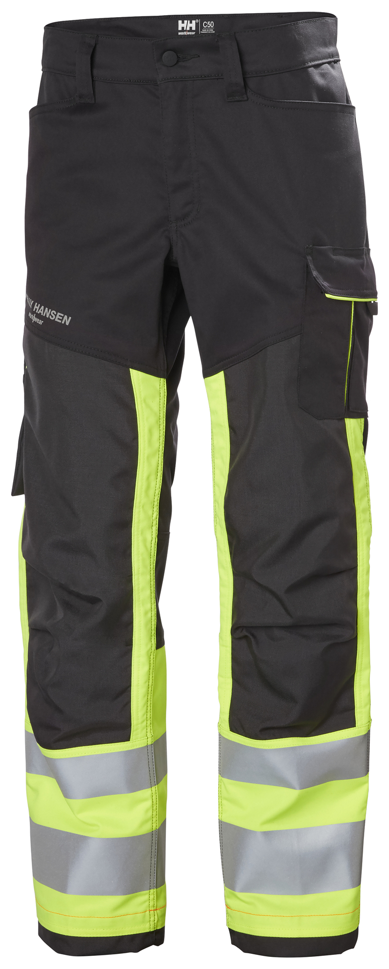Helly Hansen ALNA 2.0 WORK tööpüksid HI-VIS kl.1, kollane