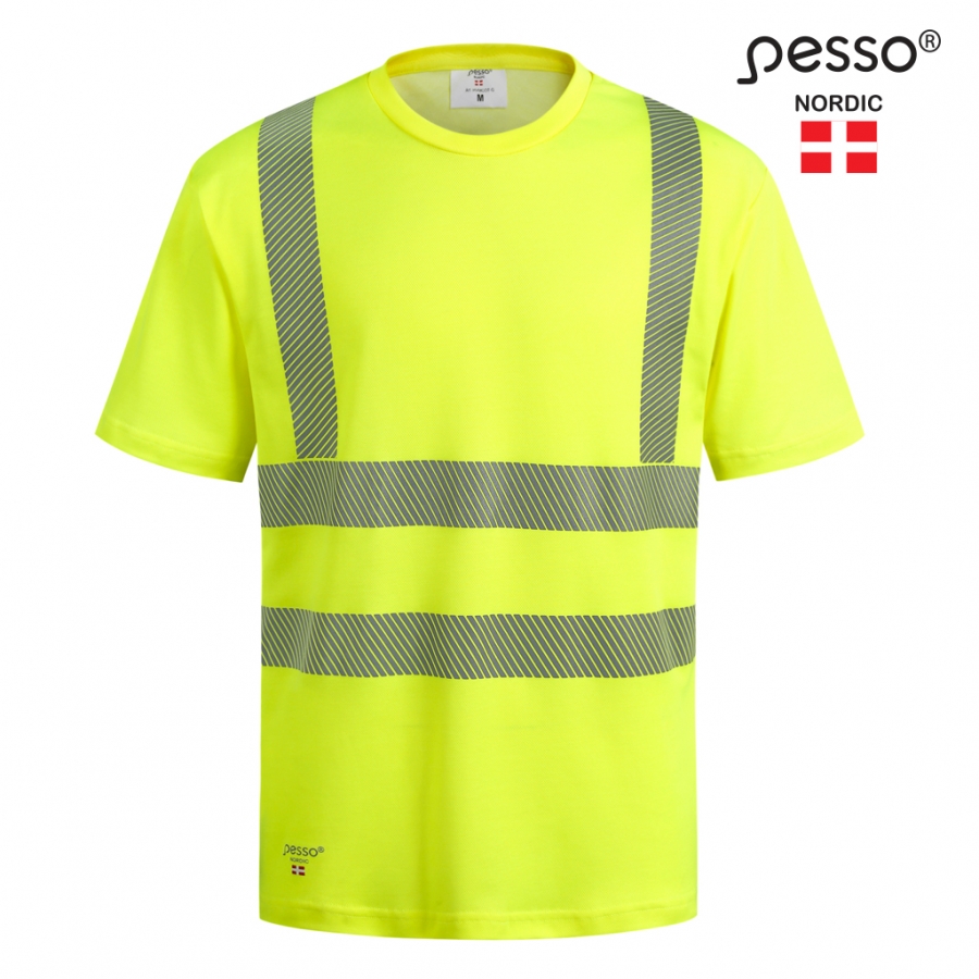 Pesso HI-VIS T-särk kl.2 kollane