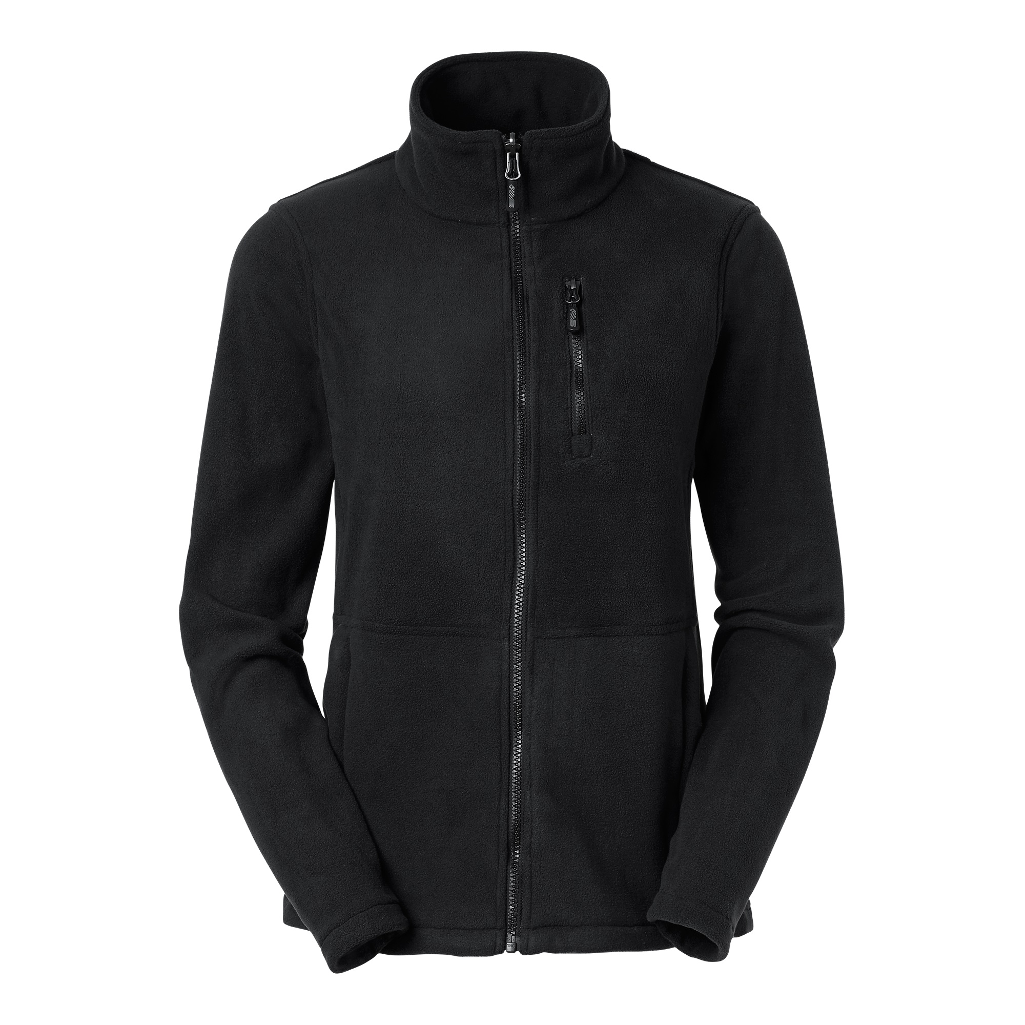 South West ALMA ZIP-IN naiste pika lukuga fliis, must