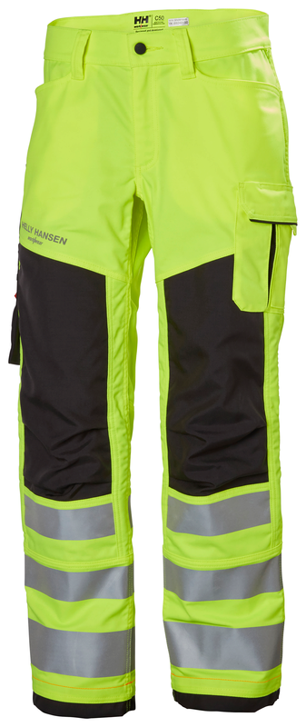 Helly Hansen Alna 2.0 Work püksid HI-VIS kl2 kollane/must