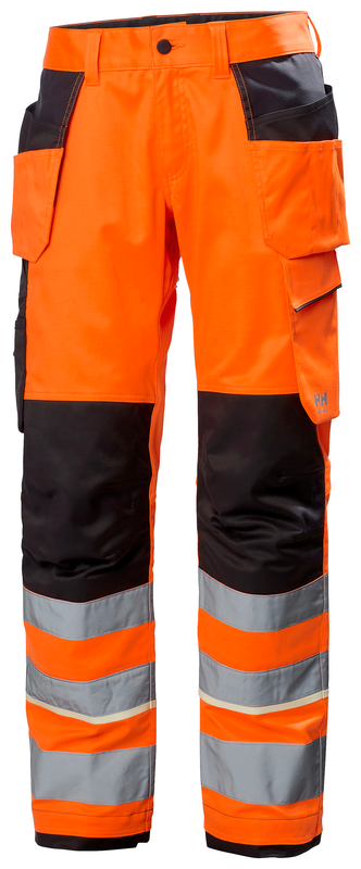 Helly Hansen UC-ME ripptaskutega püksid HI-VIS kl2 oranž/must