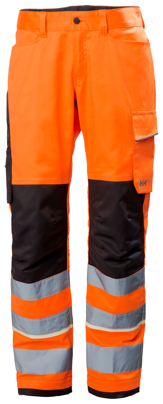 Helly Hansen UC-ME Work püksid HI-VIS kl2, oranž/must