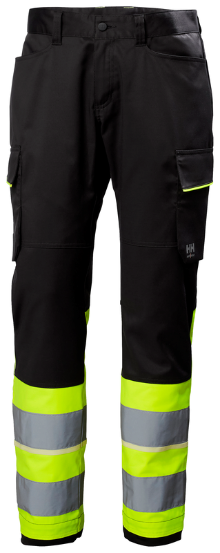 Helly Hansen UC-ME Service püksid HI-VIS kl1, kollane/must