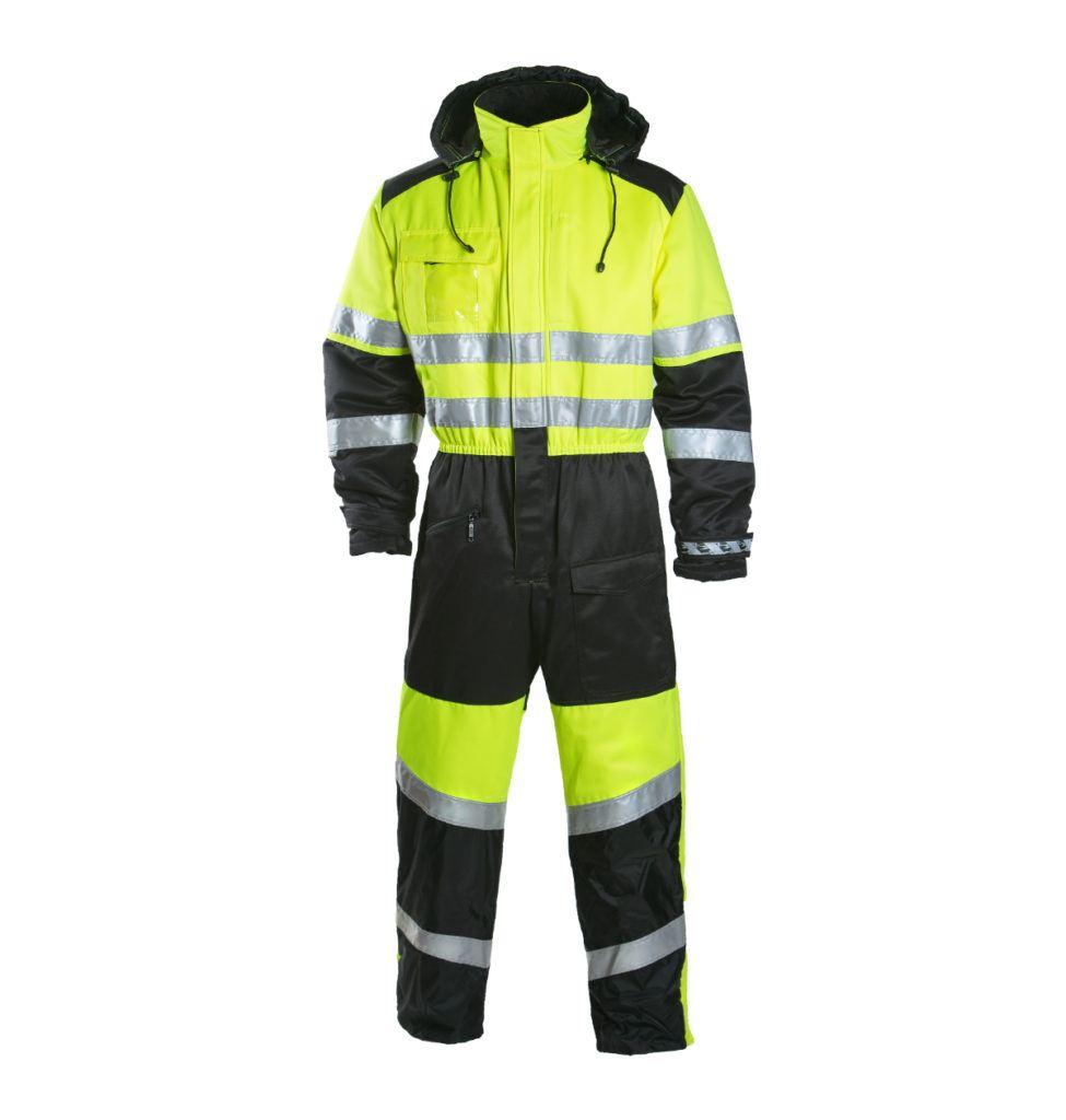 Dimex HI-VIS talvekombinesoon, must/kollane