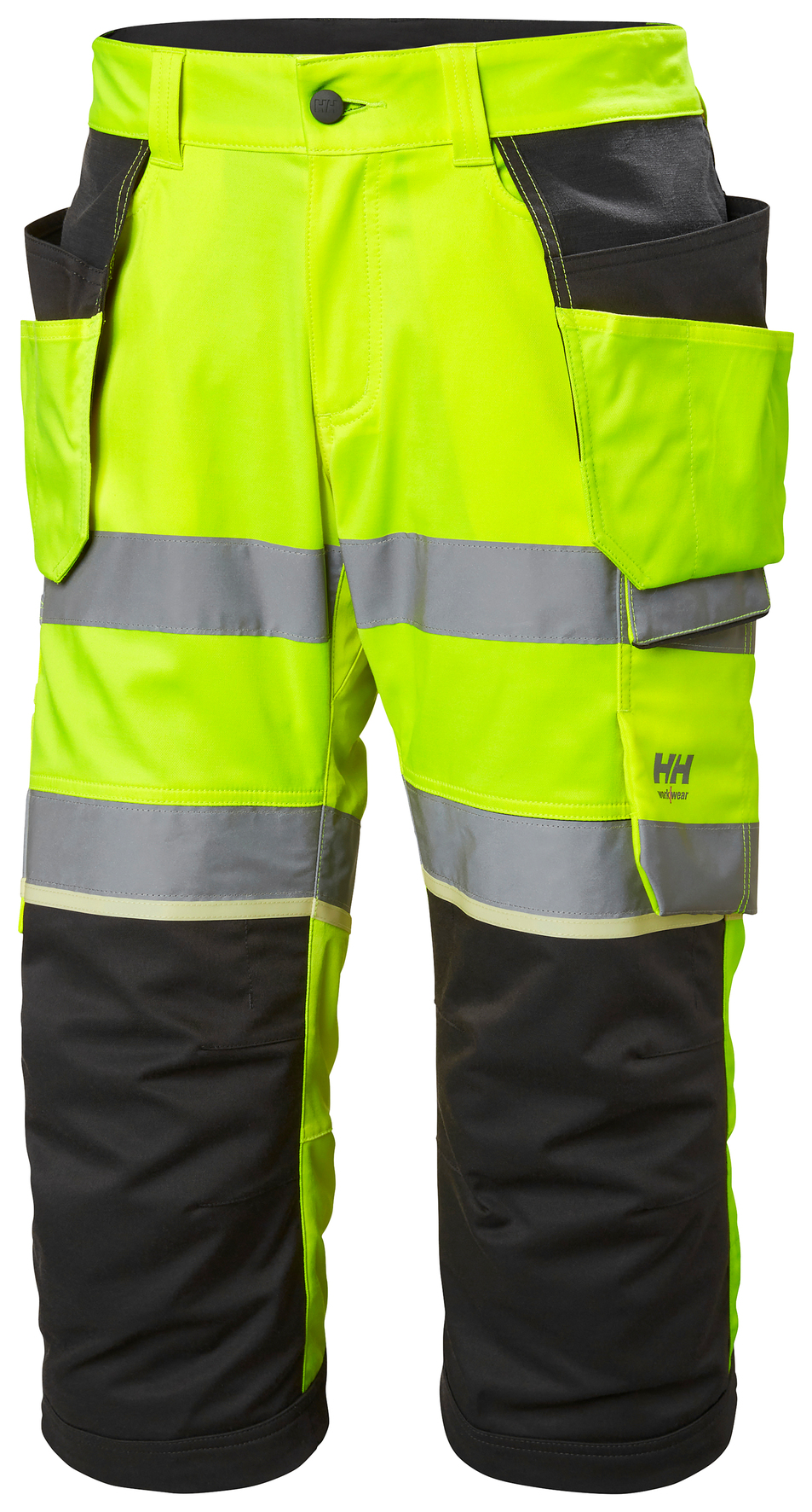 Helly Hansen UC-ME ripptaskutega piraadipüksid HI VIS CL1 kollane/must