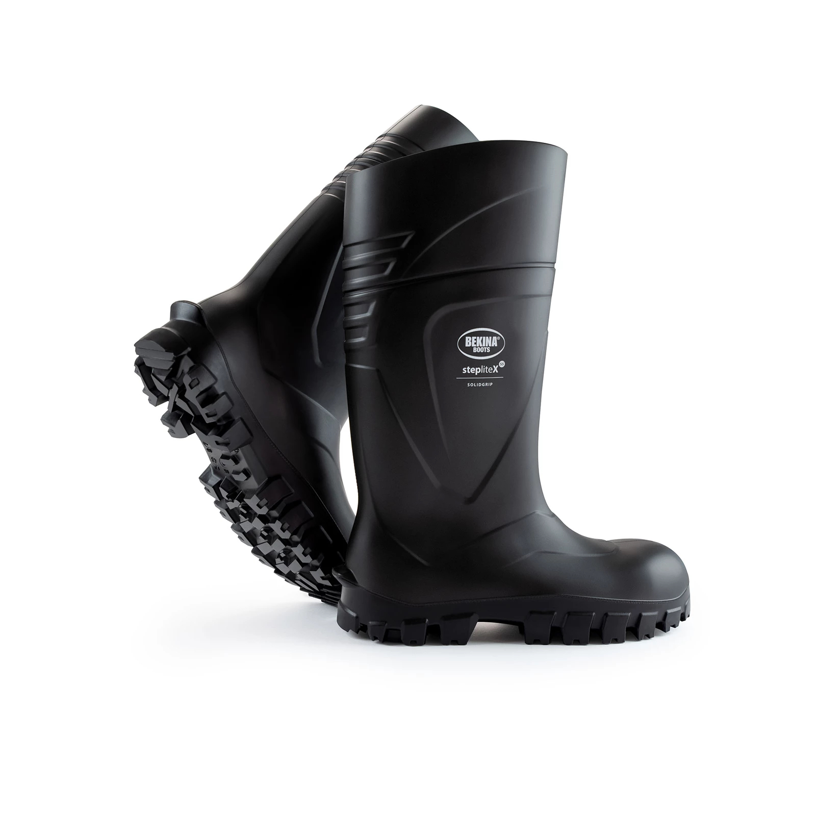 Bekina STEPLITE X SolidGrip PU turvakummikud S5 metallivaba must + sisetallad