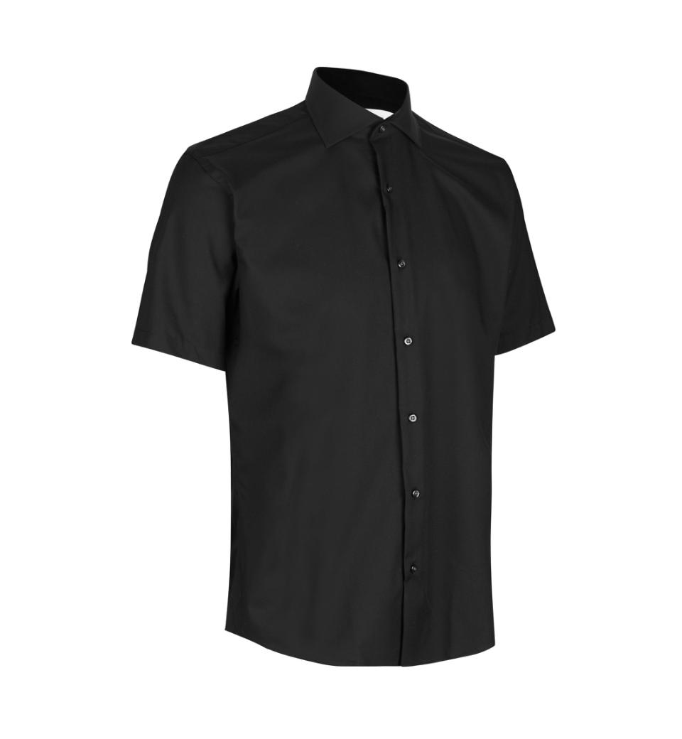 Seven Seas Fine Twill triiksärk must