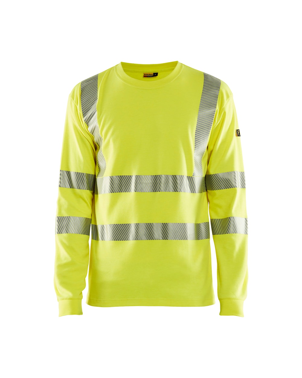 Blakläder Multinorm Inherent UV-kaitsega pikkade varrukatega T-särk Hi-Vis kl.3 neoonkollane