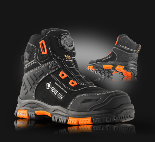 VM OAKLAND BOA Gore-Tex Michelin saapad O6 FO HRO SR oranž/must