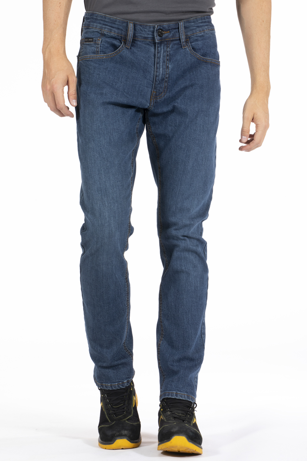 Rica Lewis WORK3 Fibreflex Stretch teksapüksid Straight Fit Denim sinine
