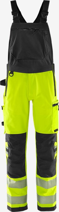 Fristads STIBY GREEN 1031 GSTP 4X Stretch traksipüksid Hi-Vis kl. 2, kollane/must EPD