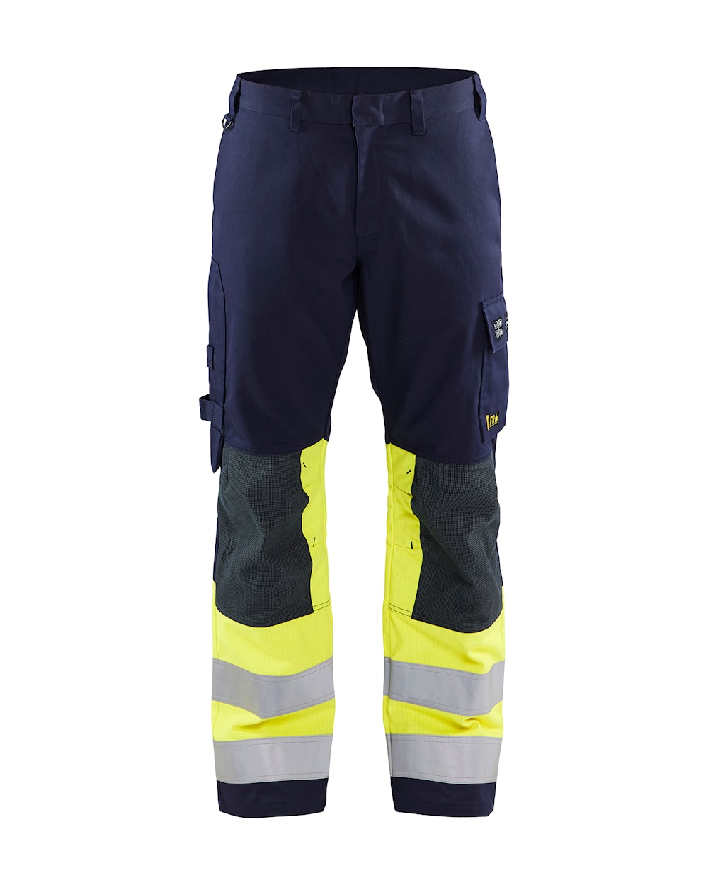 Blåkläder Multinorm Hi-Vis püksid kl.1 tumesinine/kollane