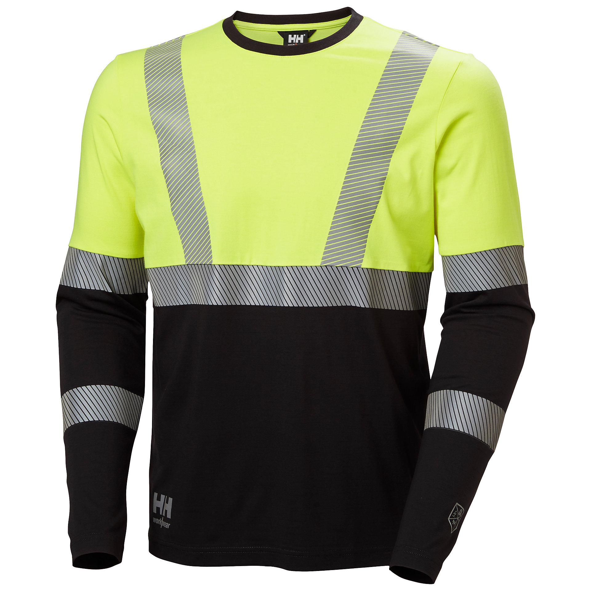 Helly Hansen FYRE Multinorm Inherent tuletõkkega HI-VIS kl.1 särk pikkade varrukatega kollane/must