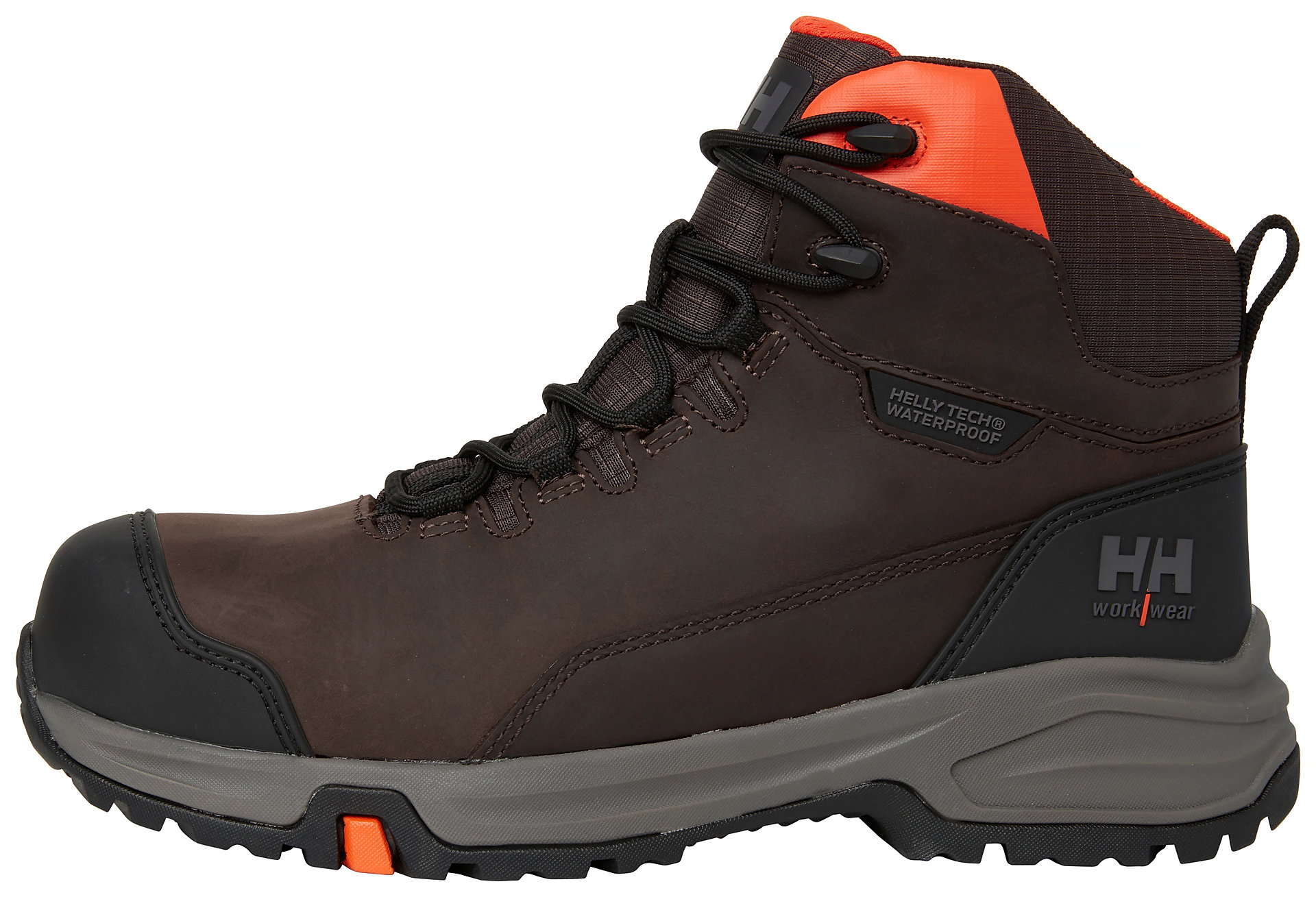 Helly Hansen MANCHESTER LTR MID nahast turvasaapad S7S HT tumepruun