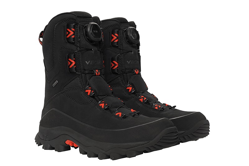 Viking VILLREIN High GTX BOA jahisaapad, must/punane