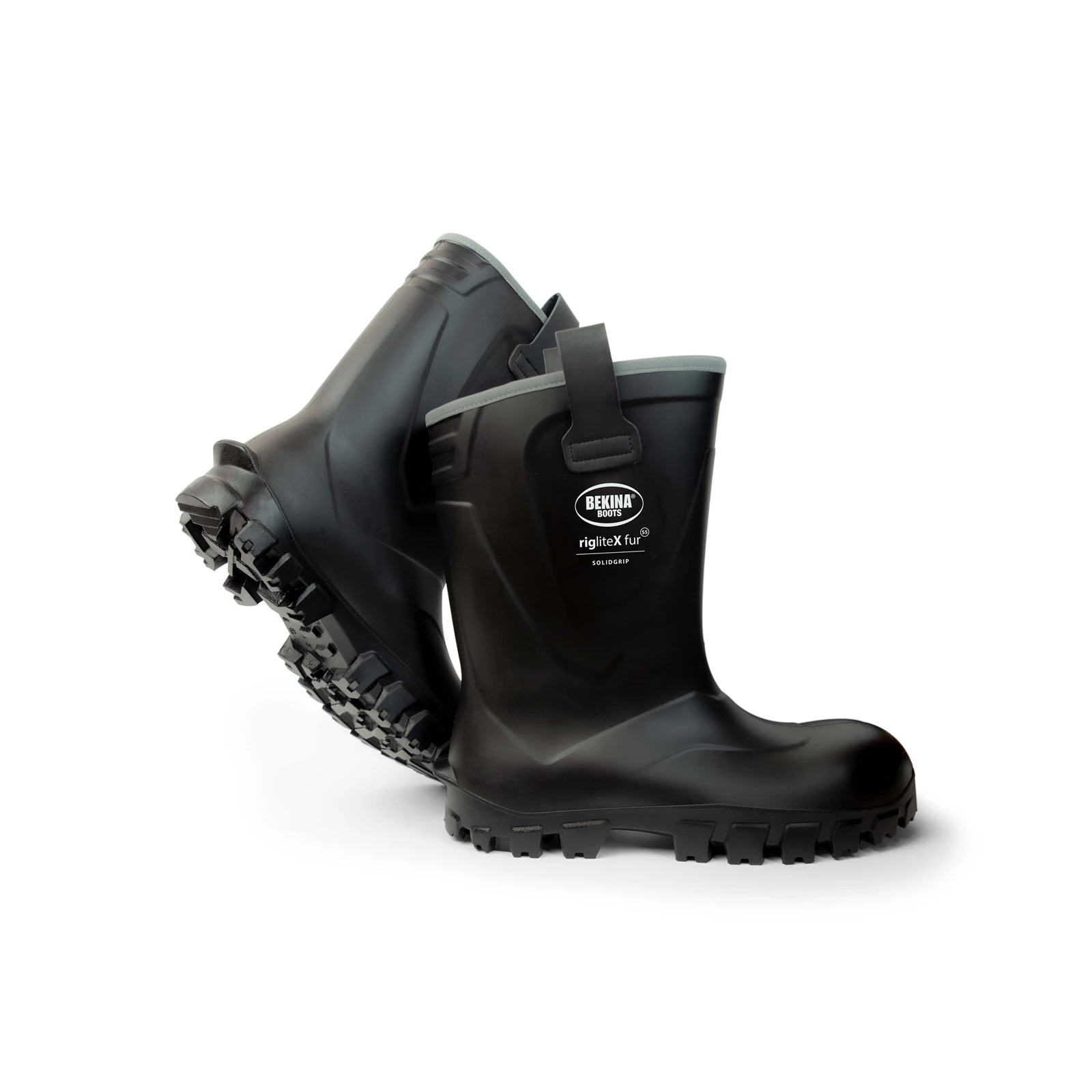 Bekina RIGLITE X SolidGrip PU turvakummikud voodriga S5 must/must