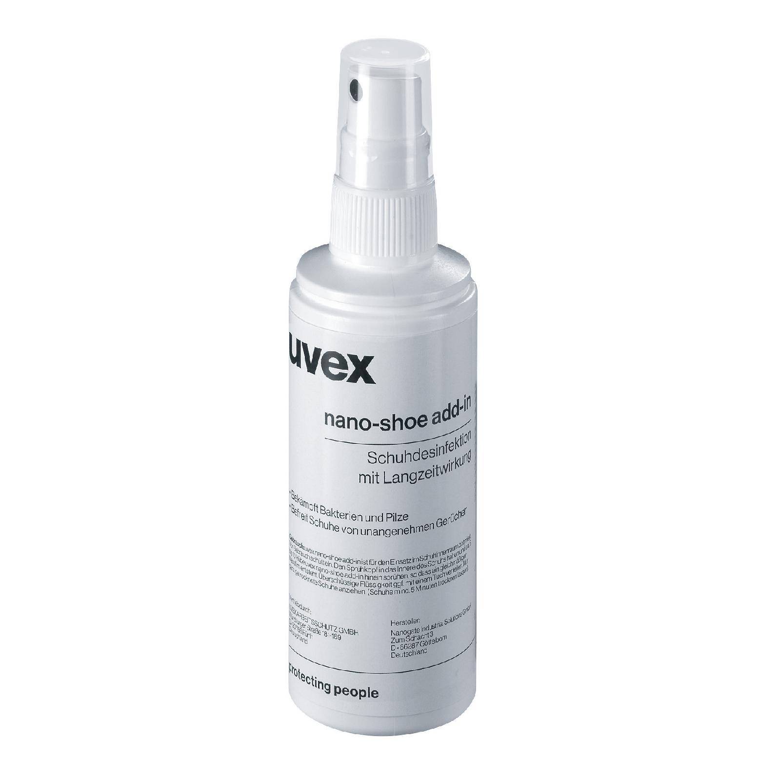 Uvex Nano add in jalatsite desifitseeriminse vahend 125 ml