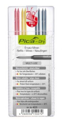 PICA-Dry pliiatsisüdamik erinevad 8tk pk